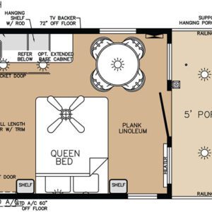 America's Park Cabins APC-PC-20FP