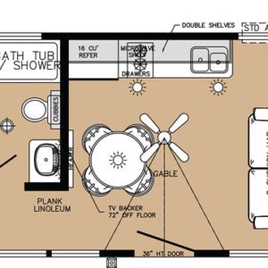 America's Park Cabins APC-PC-35S
